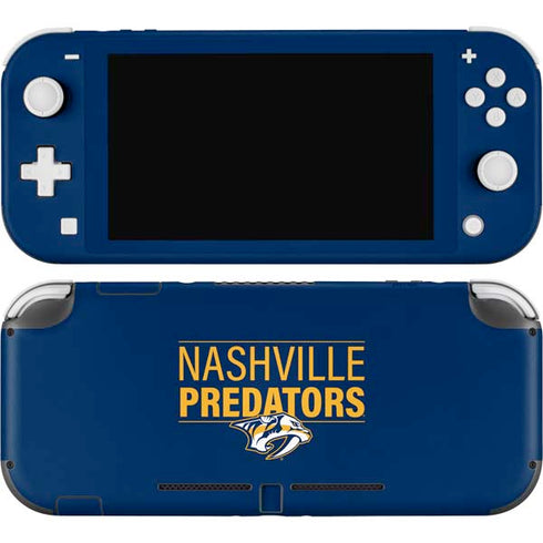 NHL Nashville Predators Lineup Nintendo Switch Lite Skin